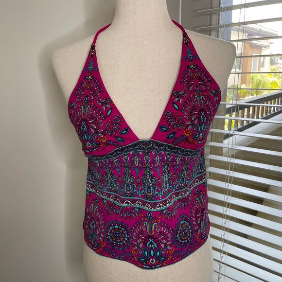 Victoria's Secret Other - Victoria's Secret Mandala Paisley Fuchsia Tankini